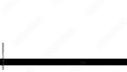 Tableau sur toile A black bar at the bottom of the screen