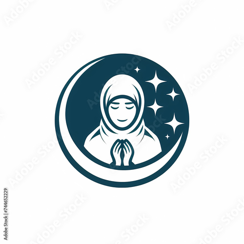 Muslim mascot logo design2024