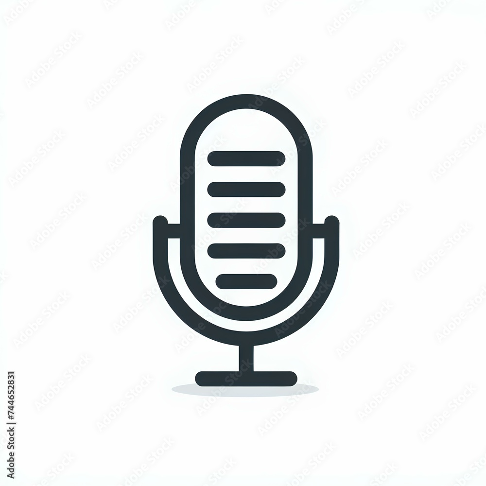 mic icon, house key, mic line art icon for music and website, Podcast microphone mic icon, house key, mic line art icon for music and website, Podcast microphone