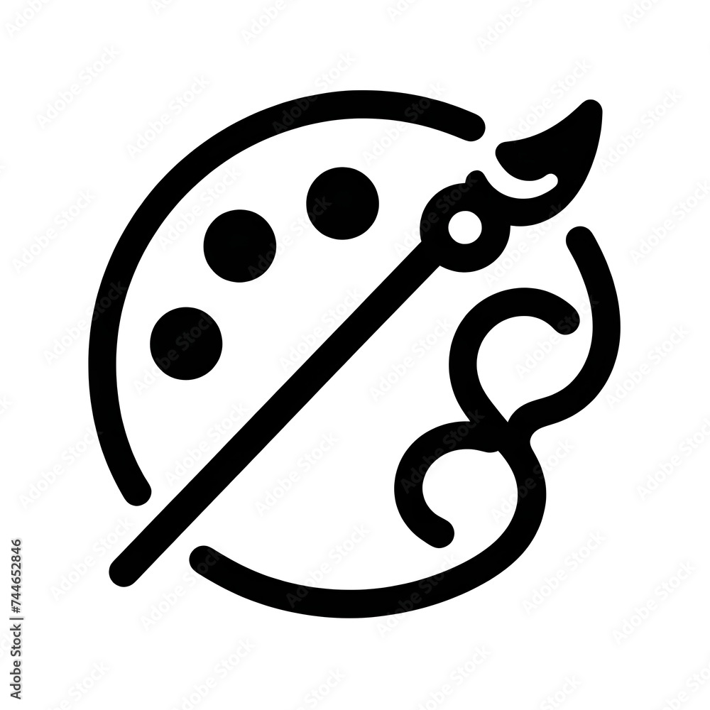 painting icon, Paint brush icon in flat style, Paint line art icon for website painting icon, Paint brush icon in flat style, Paint line art icon for website