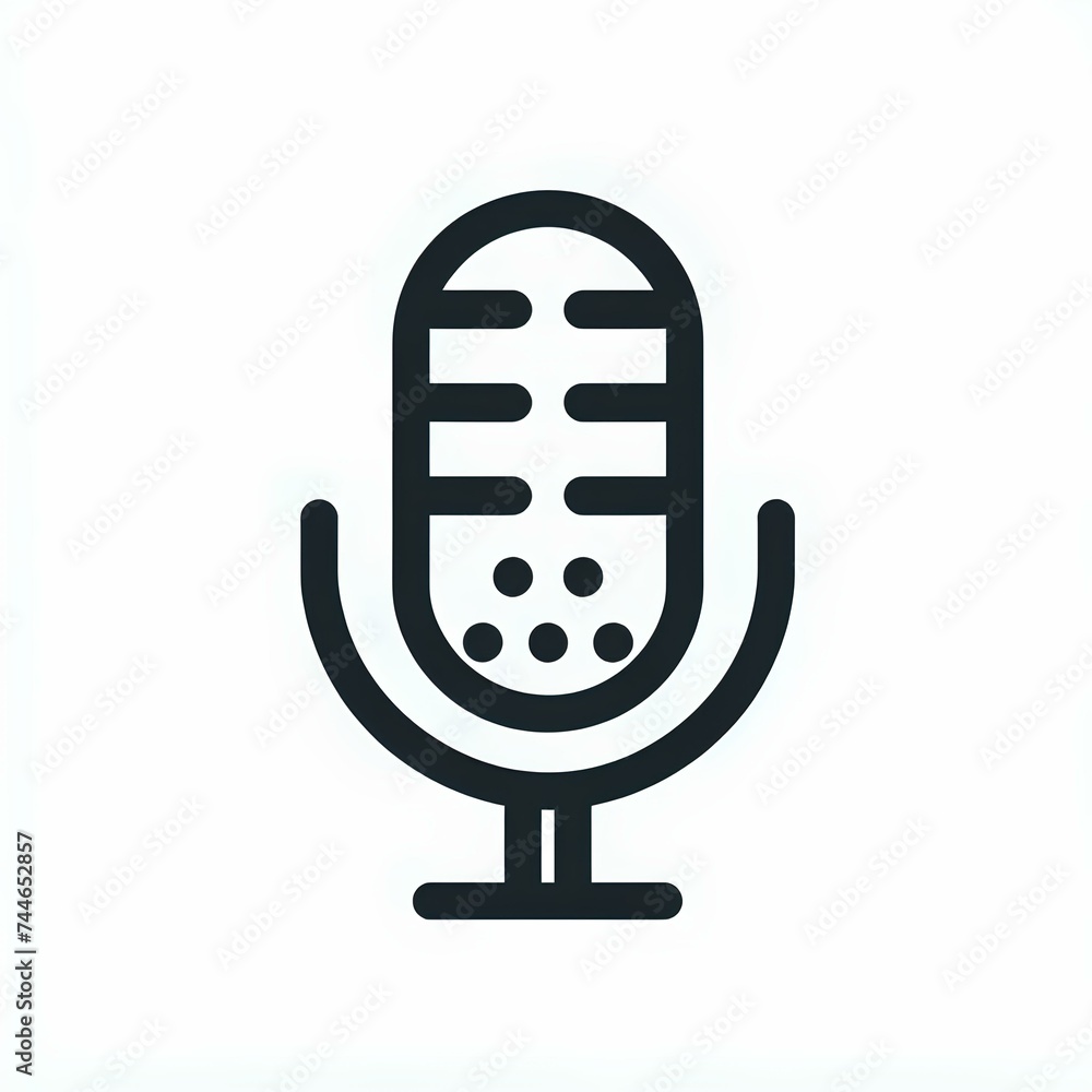 mic icon, house key, mic line art icon for music and website, Podcast microphone mic icon, house key, mic line art icon for music and website, Podcast microphone