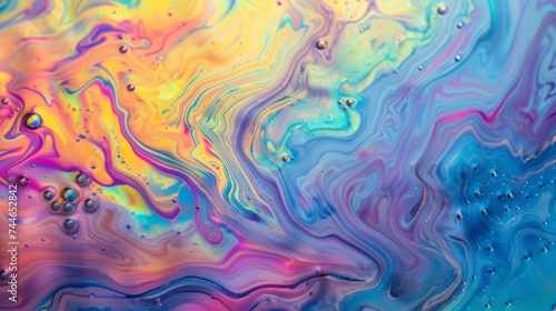 Colortul liquid abstract texture background