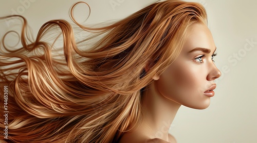 Indulge in our beauty services: expertise in dyeing long hair for women with beautiful hair.