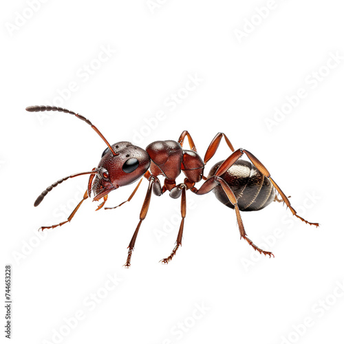 Ant isolated on transparent or white background © Luckyphotos