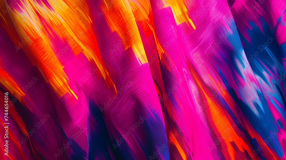 abstract background with multicolored crepe paper or fabric texture - obrazy, fototapety, plakaty 