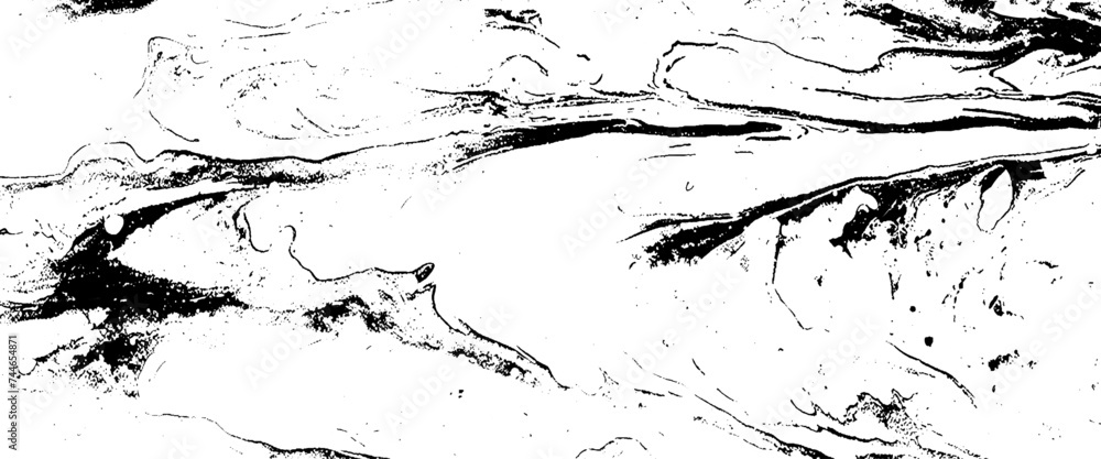 vector white and black brush stoke texture grunge background.