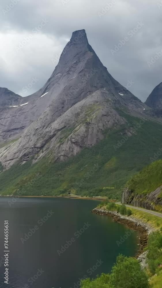 Aerial view of beautiful Norway landscape Aerial view of beautiful Norway landscape