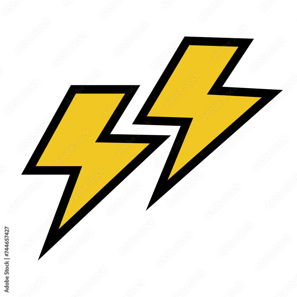 Electricity icons. Electrical and lightning icons. Vectors. Electricity icons. Electrical and lightning icons. Vectors.