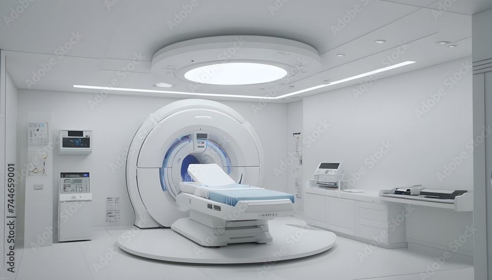 Mri Machine or Ct Scan Vector Medical Isometric People Mri Machine or Ct Scan Vector Medical Isometric People