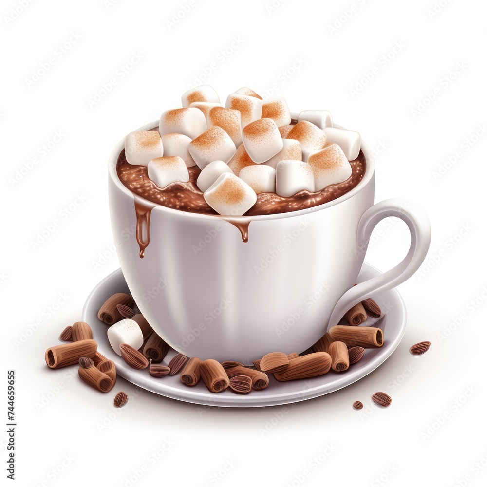 Cozy Cocoa Delight Warm Cup of MarshmallowTopped Chocolate Cozy Cocoa Delight Warm Cup of MarshmallowTopped Chocolate