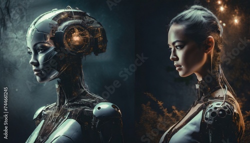 woman as a robot