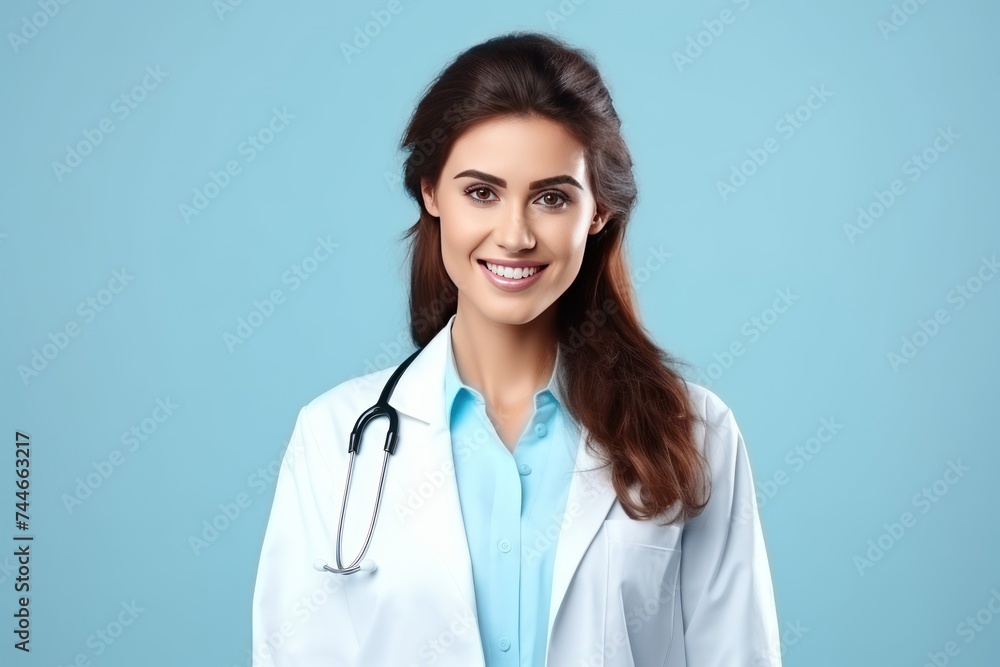 Smiling Female Doctor A Medical Concept for Healthcare Professionals Smiling Female Doctor A Medical Concept for Healthcare Professionals