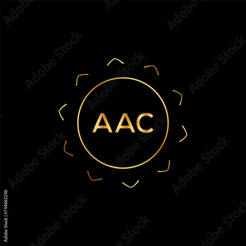 AAC Letter logo design template vector. AAC Business abstract connection vector logo. AAC icon circle logotype.
