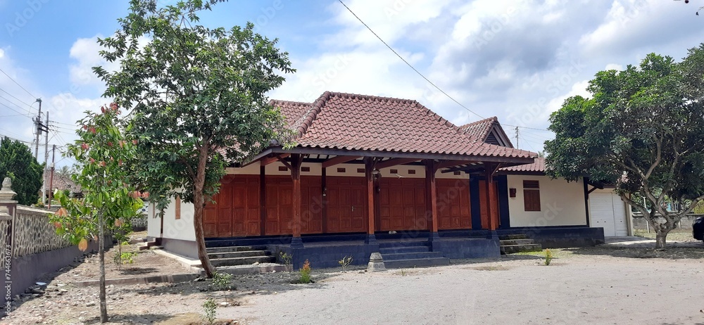 Joglo House or Rumah Joglo is a Javanese house culture famous with ...