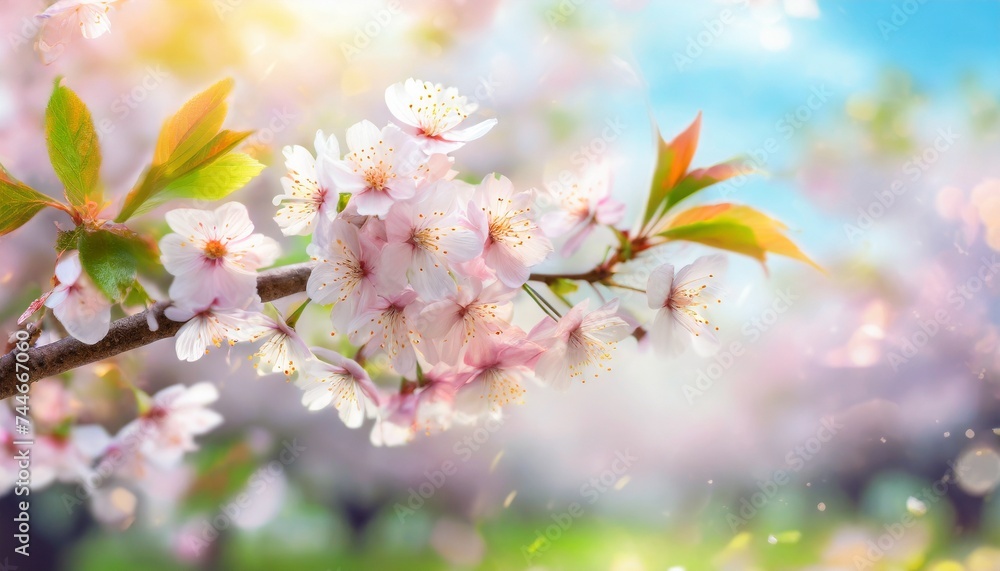 満開の桜 華麗に舞い散る桜の花びら 満開の桜 華麗に舞い散る桜の花びら