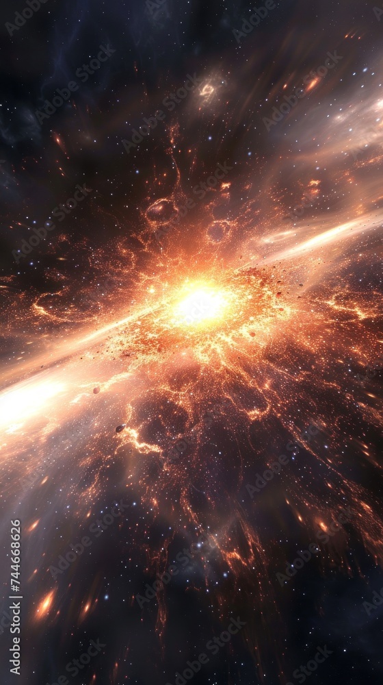 Witness the power of cosmic rays coursing through nebulae, revealing quasars and the ancient glow of red and white dwarfs in our galaxy Witness the power of cosmic rays coursing through nebulae, revealing quasars and the ancient glow of red and white dwarfs in our galaxy