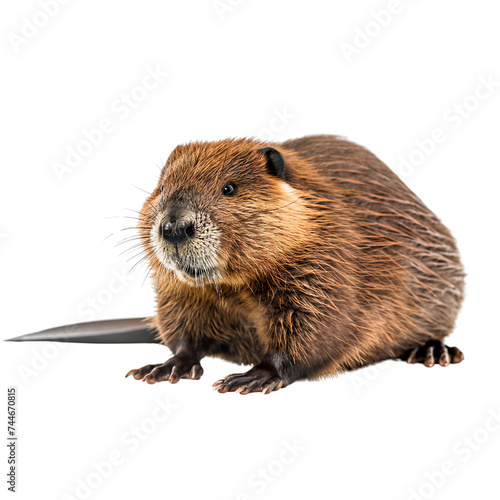 Cute Beaver Isolated PNG Transparent Background Wild Animal Beaver Lover