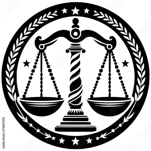 Constitution scales logo