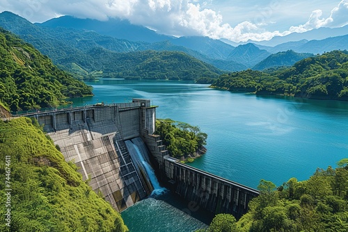 EcoDam Hydro Power Plant: Harnessing Nature's Power for a Green Future