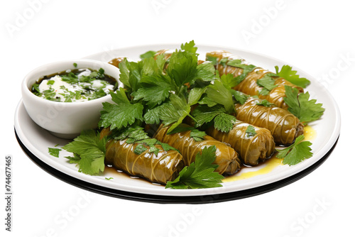 Middle Eastern Appetizer Joy Isolated on Transparent Background, PNG format