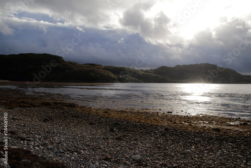 Inverkirkaig beach,scottish highlands photo