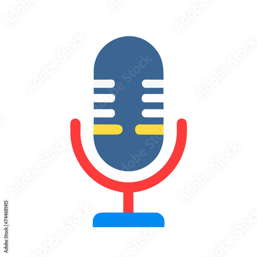 microphone icon illustration