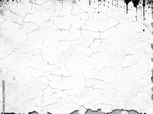 Fototapeta Naklejka Na Ścianę i Meble -  Black and white grunge. Distress overlay texture. Abstract surface dust and rough dirty wall background concept. Vector EPS10. Black and white abstract grunge texture. Wall distressed texture.