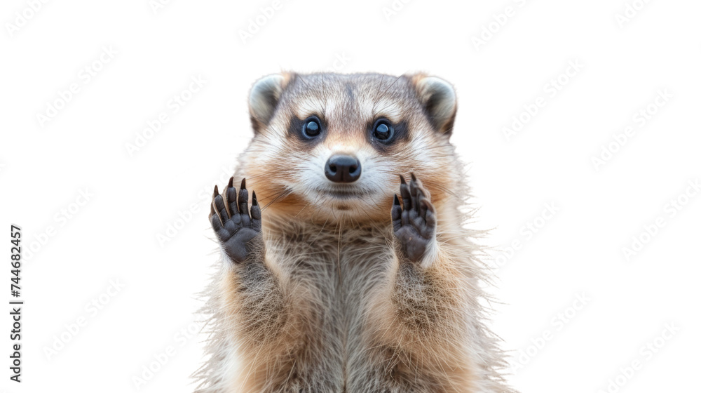 Small Animal Standing on Hind Legs Small Animal Standing on Hind Legs