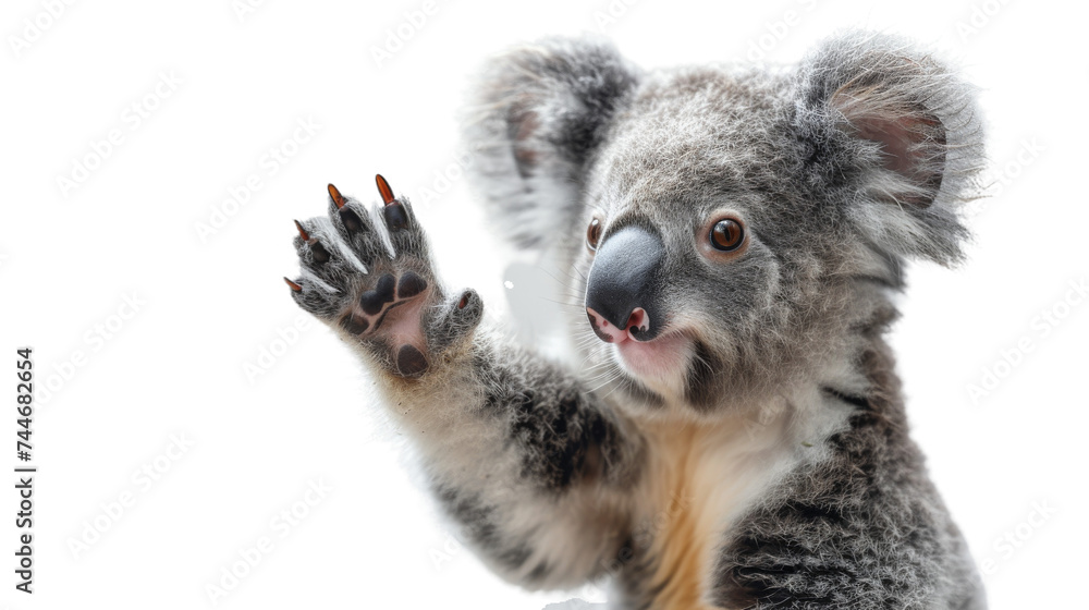 Koala Standing Up and Waving Koala Standing Up and Waving