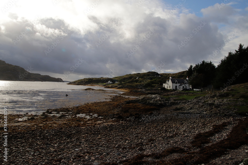 Inverkirkaig beach,scottish highlands Inverkirkaig beach,scottish highlands