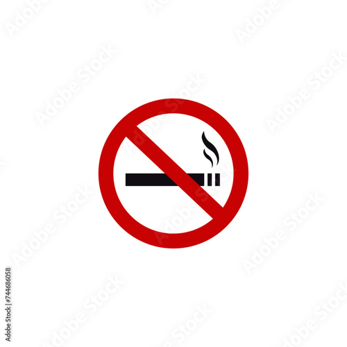 Isolated on white background. No smoking.