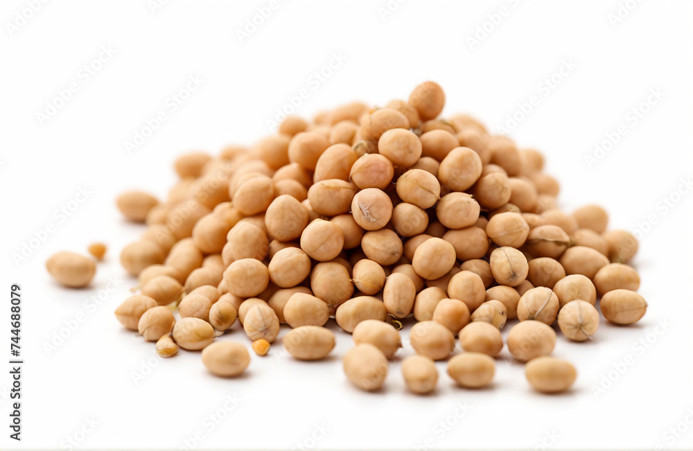 Soybean, cut out on white background Soybean, cut out on white background