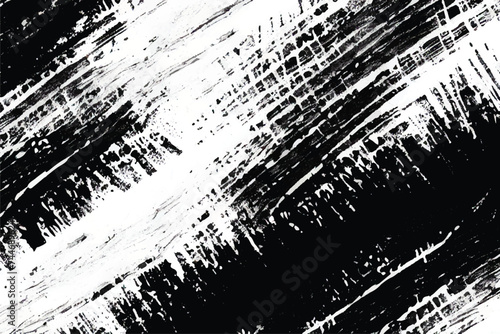 Rustic grunge vector texture with grain and stains. Abstract noise background. Grunge texture. Dirty and damaged. Detailed rough backdrop. Black and white grunge texture. EPS10. © Usama