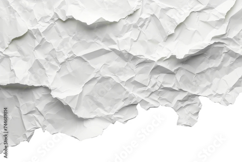 Close Up of a White Paper Texture. A detailed view of the texture and patterns of a Transparent paper surface.
