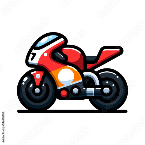 Vector Illustration of Moto GP