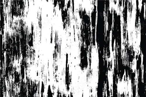 Black Grunge texture. Rough black and white texture vector. Distressed overlay texture. Grunge background. Abstract textured effect. Vector Illustration. Black isolated on white background. EPS10. 