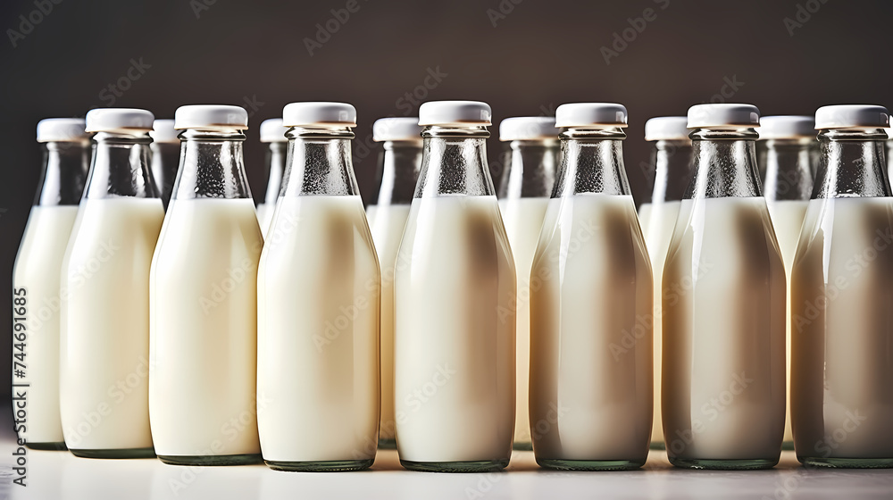 Fresh milk zoom close-up Fresh milk zoom close-up