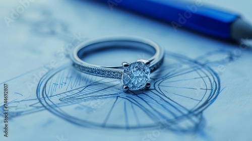 a scetch of a ring