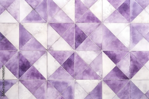 Abstract lilac colored traditional motif tiles wallpaper floor texture background banner