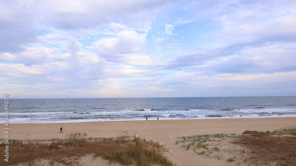 view from the beach