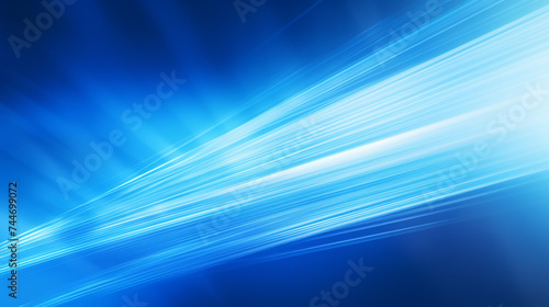 Blue Defocused Blurred Motion Abstract Background, generative AI