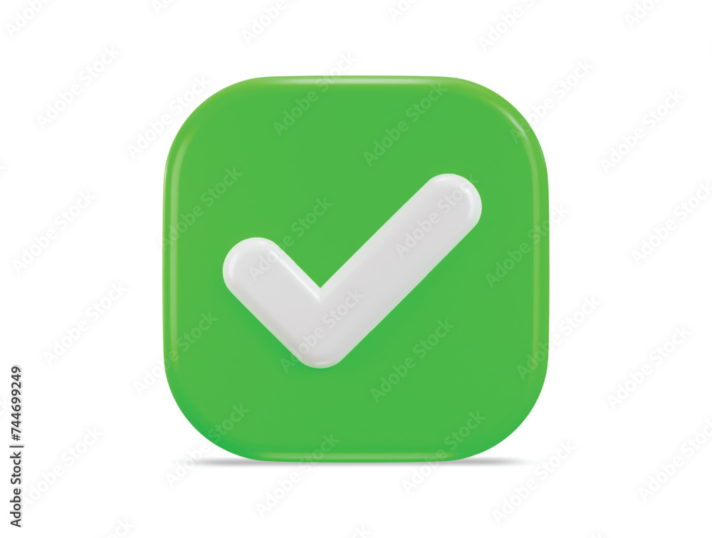 verified icon 3d rendering vector illustration verified icon 3d rendering vector illustration