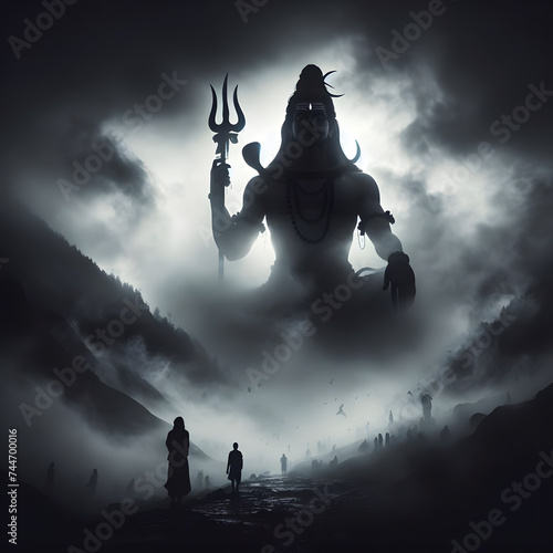 Lord shiva statue photo