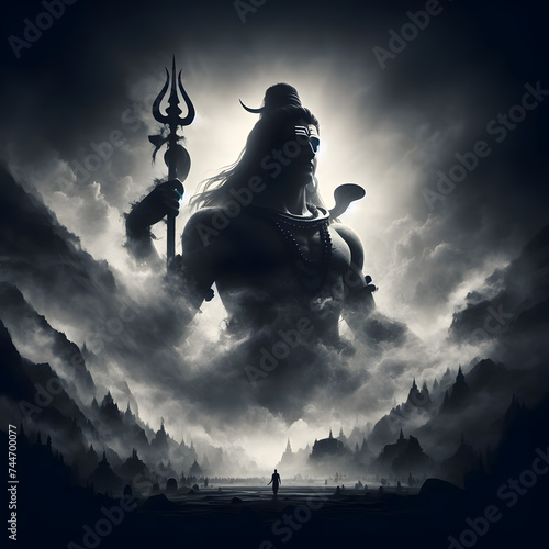 Lord shiva statue photo