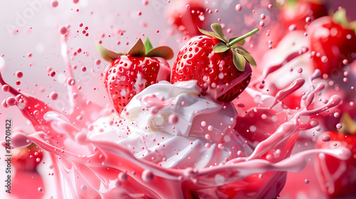 Strawberries and cream