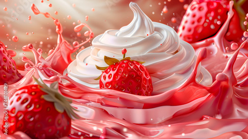 Strawberries and cream