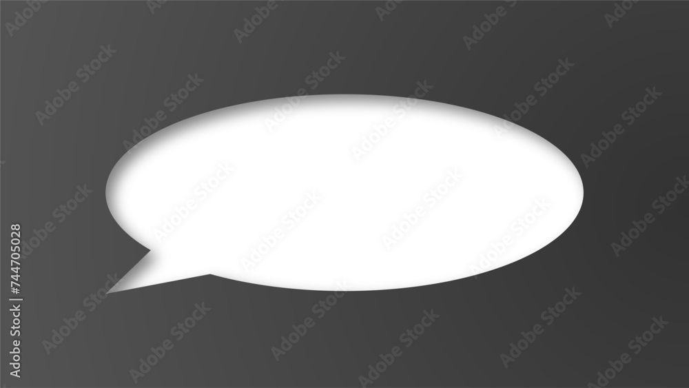 speech bubble shape with white background. space for text. abstract blank area for rill text of font. isolate background. speech bubble shape with white background. space for text. abstract blank area for rill text of font. isolate background.