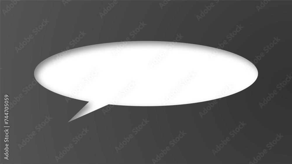 speech bubble shape with white background. space for text. abstract blank area for rill text of font. isolate background. speech bubble shape with white background. space for text. abstract blank area for rill text of font. isolate background.