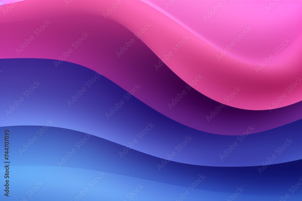 Plum Purple to Slate Blue abstract fluid gradient design, curved wave in motion background for banner, wallpaper, poster, template, flier and cover