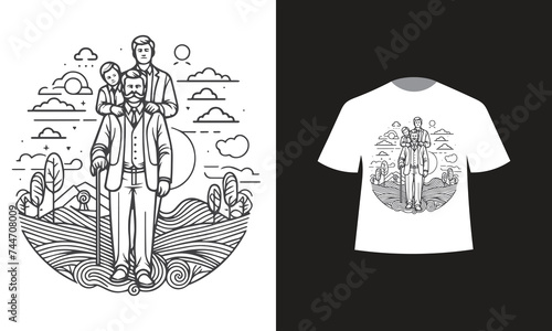 fathers day t-shirt design 2024